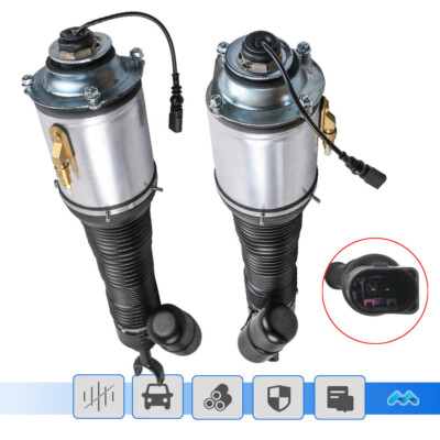 Box(2) Front Air Suspension Struts Shock For Bentley Continental GT Left & Right