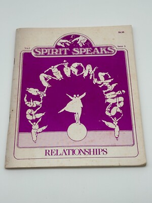 VERY RARE 1985 Relationships Spirit Speaks Self-Help Spiritual Connection Book