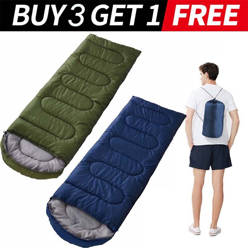 Season Outdoor Envelope Sleeping Bag Waterproof Warm Adult