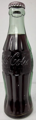 Coca-Cola Classic Original Formula Green Glass 8 Oz Bottle Sealed