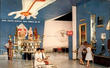 Disneyland Tomorrowland Monsanto Hall of Chemistry Interior vintage postcard m56