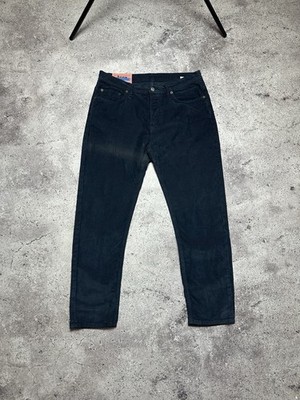 Acne Studio Bla Konst Corduroy Pants Size 32x32 Navy 