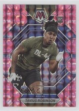2023 Panini Mosaic Rookies Pink Camo Mosaic Prizm Tavius Robinson #365 04xd