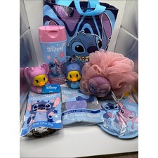 Disney Stitch Bath Gift Set Pink Blue Spa Kit