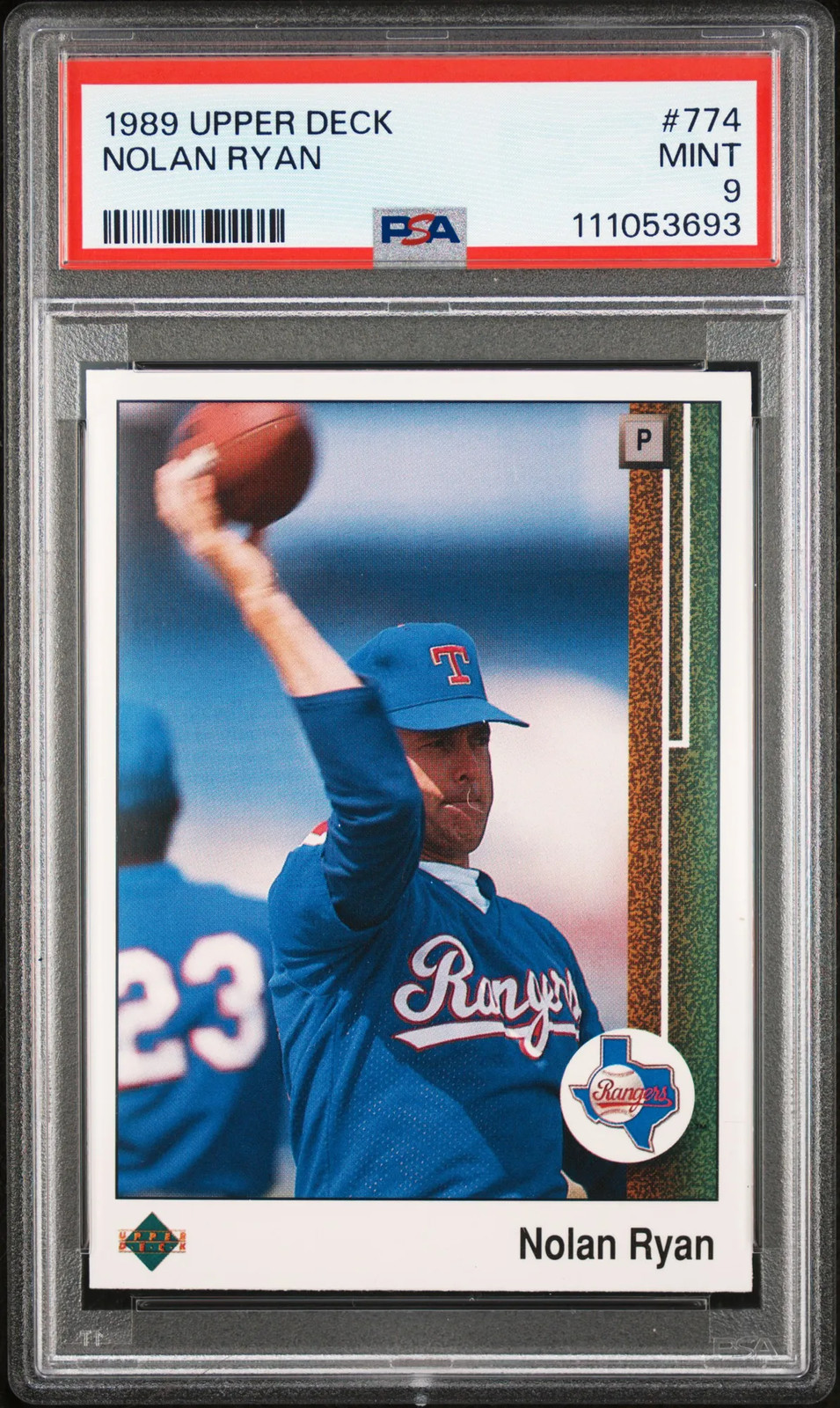 1989 Upper Deck Nolan Ryan PSA 9