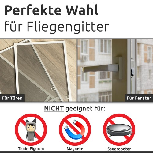Magnetband selbstklebend A+ B für Fliegengitter und Moskitonetze 3m - Bild 5 von 7