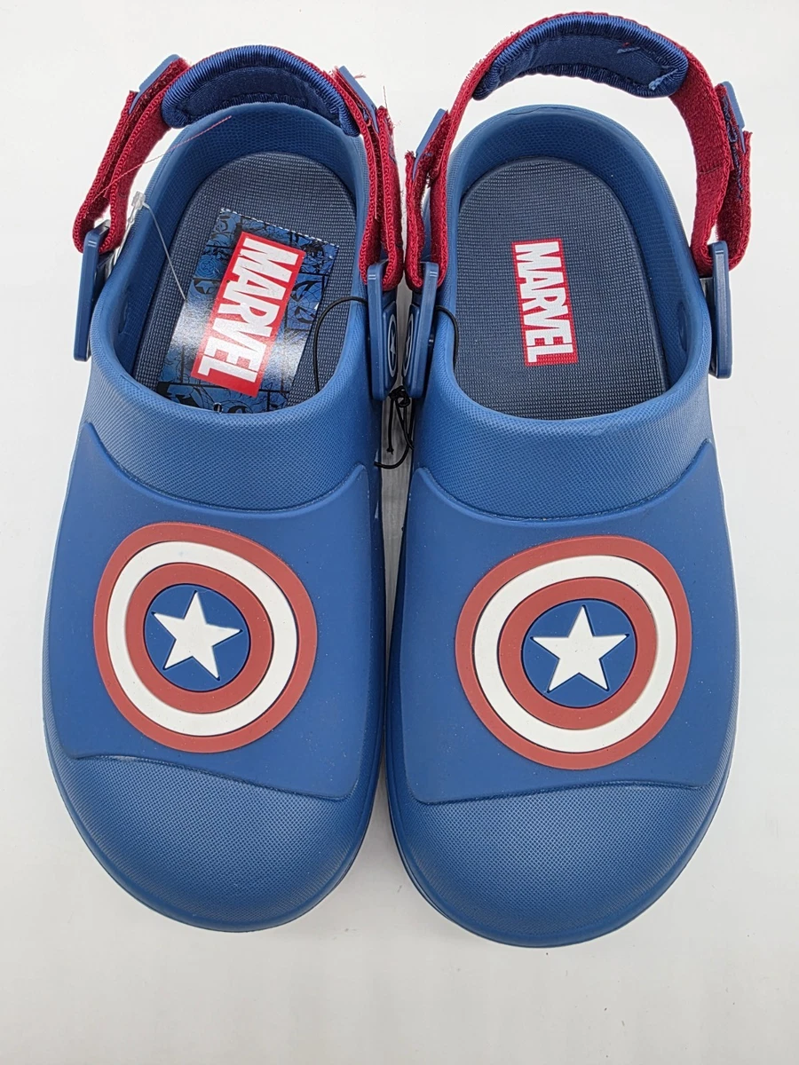 Marvel Captain America Clog Shoes Men\'s Size 8 Blue Slip On Clogs Ground Up USA Ground Up Men main image 3