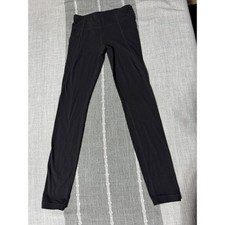 Athleta Girl Black Athletic Leggings M 8-10 Pockets Yoga Pants