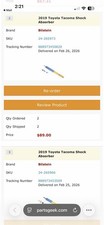 Bilstein 4600 Front and Rear For 2019 Tacoma