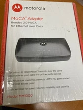 Motorola MoCA 2.0 bonded adaptor Ethernet over Coax MM1000 New in Box