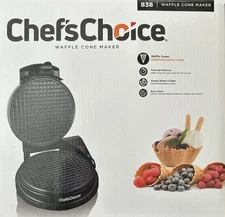 Chef'sChoice WaffleCone Express Model 838 - Easy To Make Sugar Cones At Home
