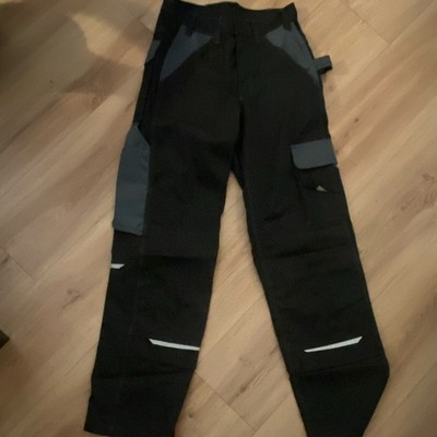 Kansas Arbeitshose Schutzhose Regular C42 Schwarz/Grau 3 Stück 