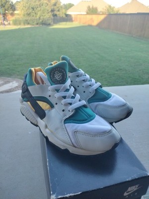 1992 Nike Air Huarache White Resin 4 Rare Shoes Sneakers Vintage DeadStock