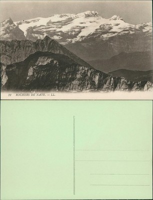 Ansichtskarte .Schweiz ROCHERS DE NAYE, Berg-Landschaft 1910
