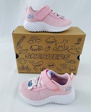 Toddler Girls Skechers Bounder Cool Cruise sneakers sz 8 blush pink / white