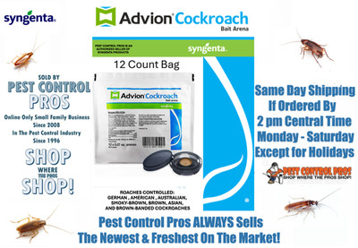 NEW Bag of 12 Advion Cockroach German Roach Control Bait Stations  ( Arenas )