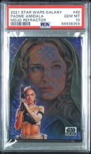 2021 Topps Chrome Star Wars Galaxy Padme Amidala MOJO Refractor /50 PSA 10 ALPHA
