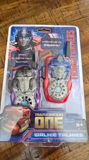 Transformers One Walkie Talkies New Sealed Optimus Prime Megatron Hasbro