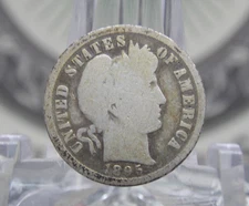 1895 "O" Barber SILVER Dime *NEW ORLEANS* 10c #EC6 🔑KEY DATE🔑 ECC&C, Inc.