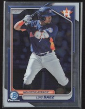2024 Bowman Chrome Prospects Luis Baez Houston Astros #BCP-248