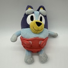 Bluey  Friends BABY BLUEY 7In Plush Blue Dog Red Diaper 2018 Moose Toys..P10
