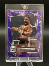 2025 Topps WWE Chrome Sapphire Bron Breakker Purple Refractor /10