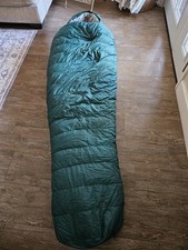Vintage The North Face Down Sleeping Bag 1970s 80s Opti Zipper Mummy Green 