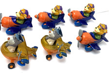 Vintage McDonalds Toy 1989 Disney Talespin Metal Airplanes Baloo Kit Lot-6