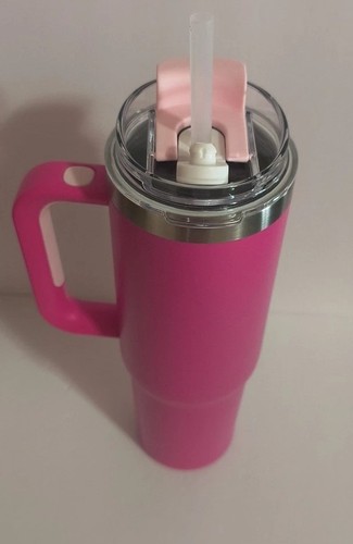 Tupperware big T Tumbler 37 oz Fuschia Pink NEW - Picture 4 of 5
