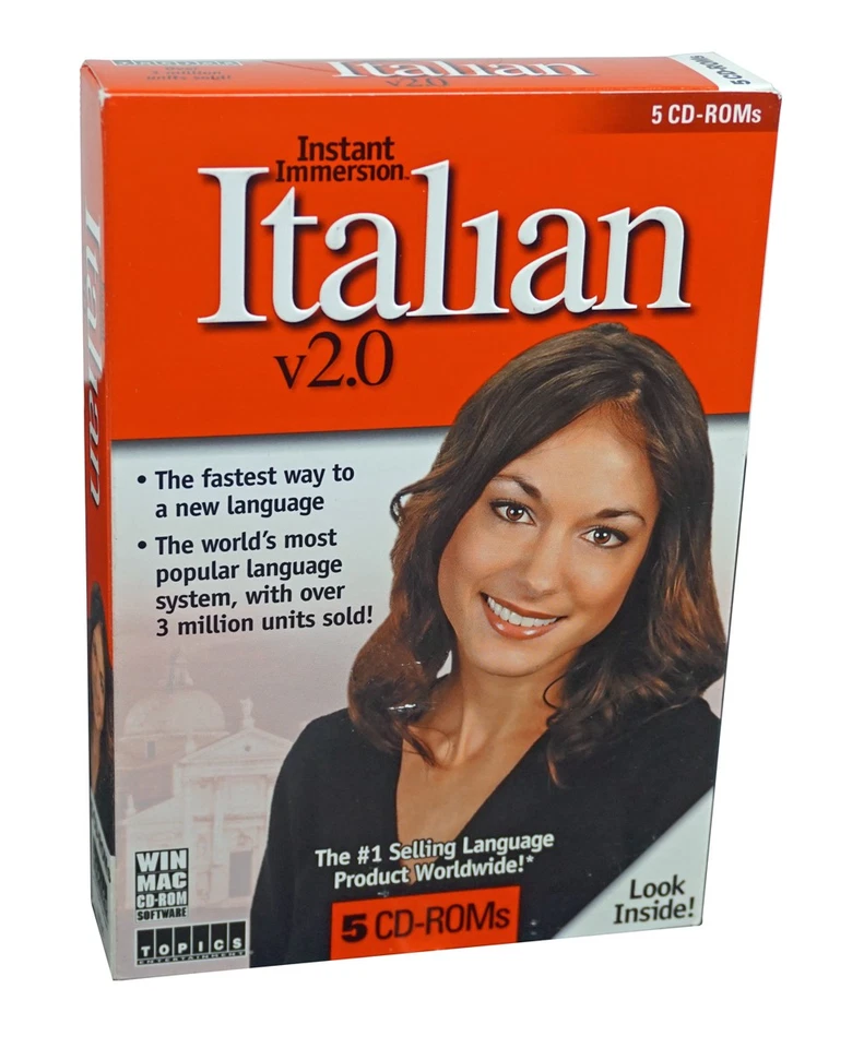 Instant Immersion Language Learning Italian (5 CD-Roms) - Designed for Beginners - Image 4 of 4
