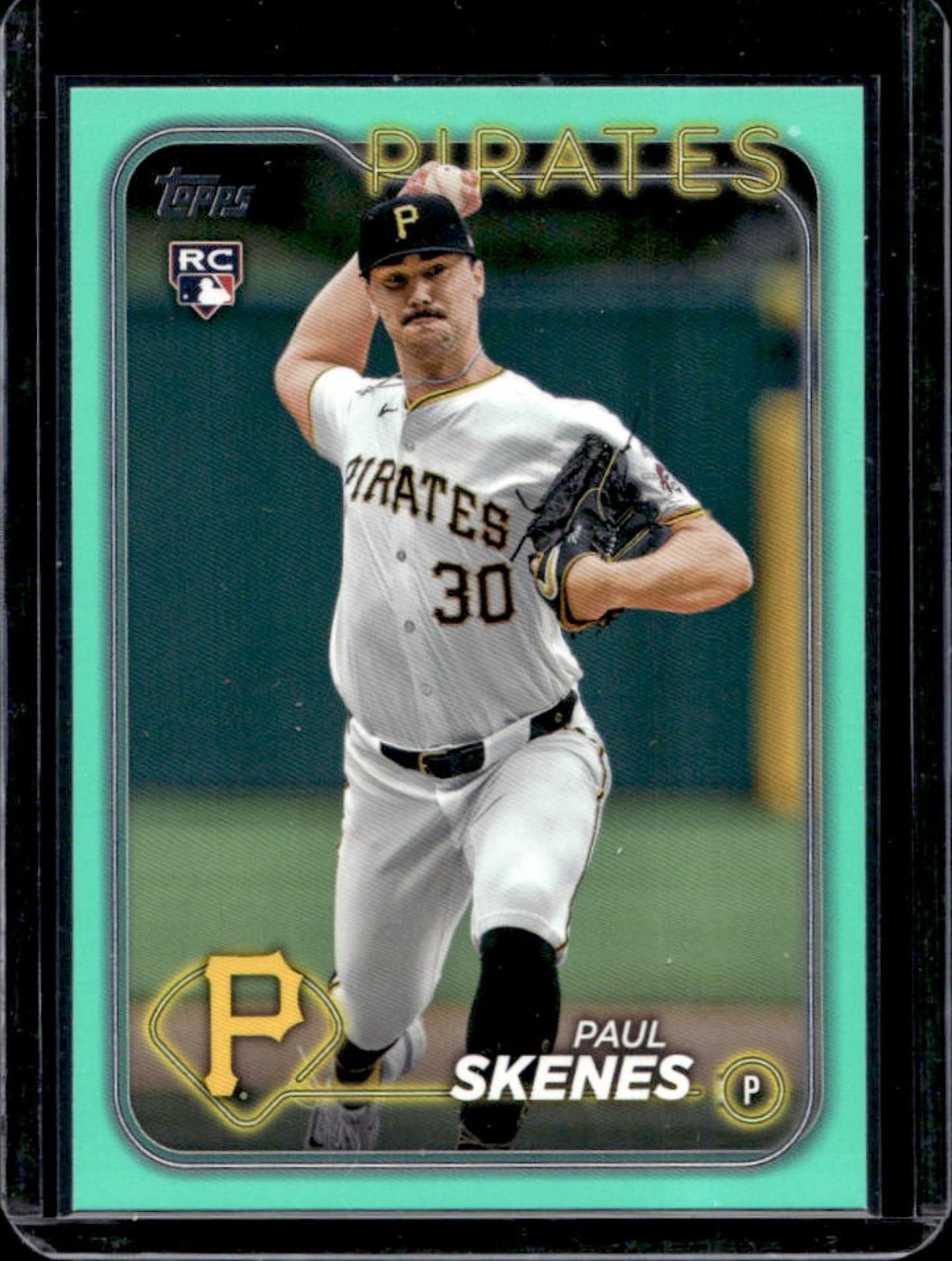 2024 Topps Update Paul Skenes RC Aqua Rookie #US100 Pirates