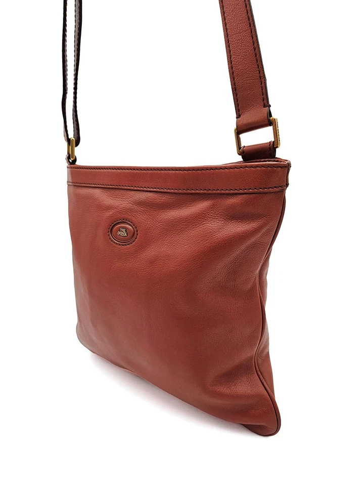 The Bridge Story Uomo Brown Leather Crossbody Shoulder Men's Bag Made in Italy - Image 4 of 4