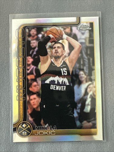 2025-26 Topps Chrome Update - Nikola Jokic #12 Refractor Nuggets