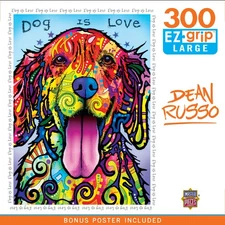 MasterPieces - Dean Russo - Dog is Love 300 Piece EZ Grip Jigsaw Puzzle