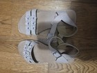 Rachel Shoes Girls Beige Floral Studded Ankle Strap Strappy Sandals 2 — photo 1