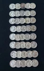 $10 Face Value 90% Silver Washington Quarters #03 NICE!