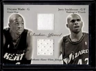 2003-04 Skybox Autographics Dwayne Wade Jerry Stackhouse Rookies GU Jersey #/500