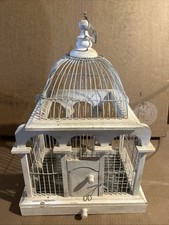 Vintage Wood and Metal Birdcage
