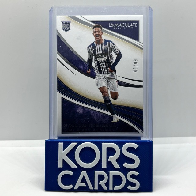 West Brom CALLUM ROBINSON RC 43/99 - 2020 PANINI IMMACULATE NUMBERED ROOKIE WBA