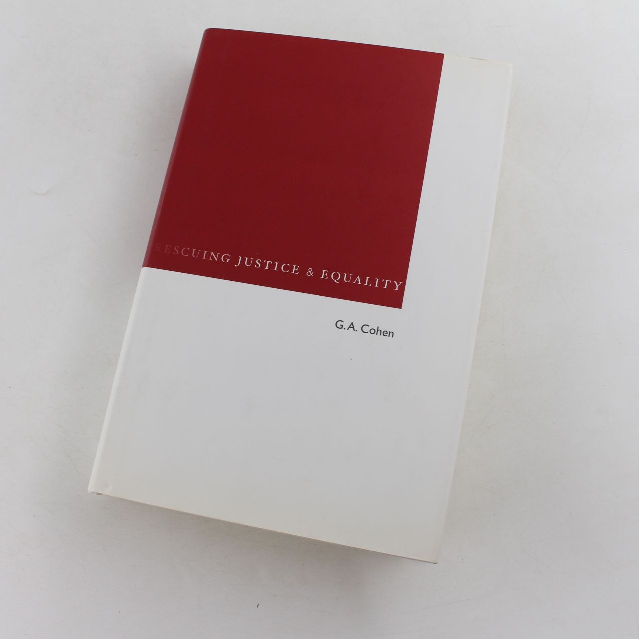 Rescuing Justice and Equality Book by G A Cohen