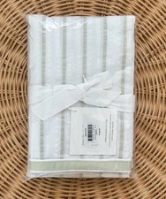 NEW Serena & Lily Gramercy Seersucker Euro Pillow Sham-Pistachio Green