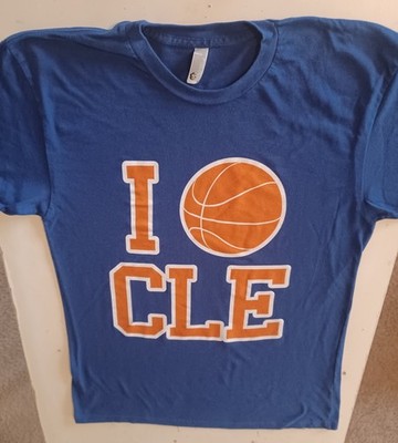 CLE Clothing Co Medium Tee Shirt - I   Cleveland Cavaliers Cavs Basketball Tee