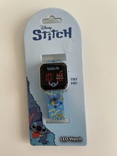 Image of Disney Children's Lilo and Stitch Digital Quartz LED Strap Watch New Sealed
