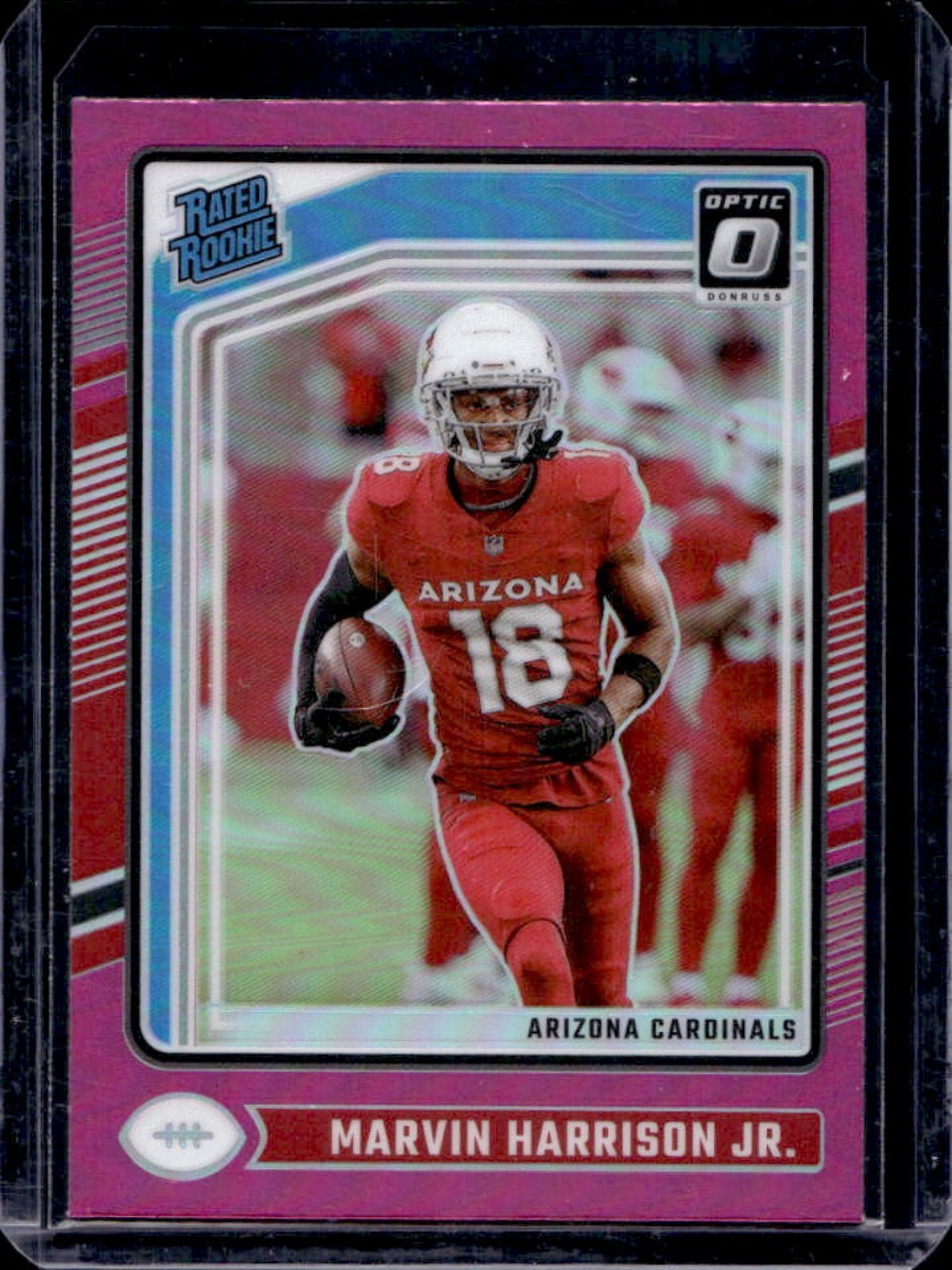 2024 Donruss Optic Marvin Harrison Jr. Pink Rated Rookie #276 Cardinals