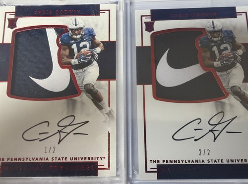 2017 National Treasures Collegiate Chris Godwin Rc Autos 1/1 and  1/2 !!!