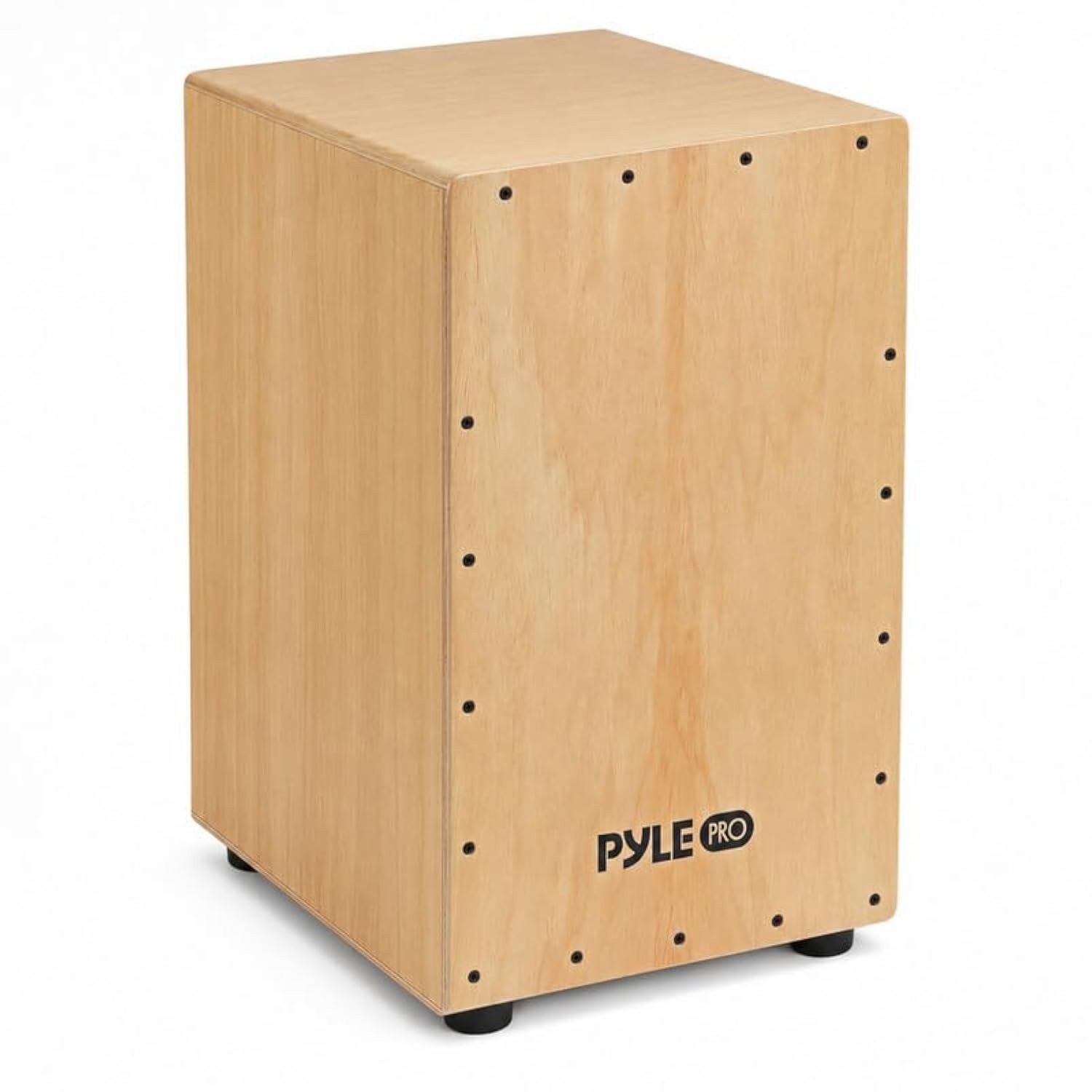 Pyle Jam - Wooden Cajon - Handcrafted Stringed Lightweight Percussion Box...