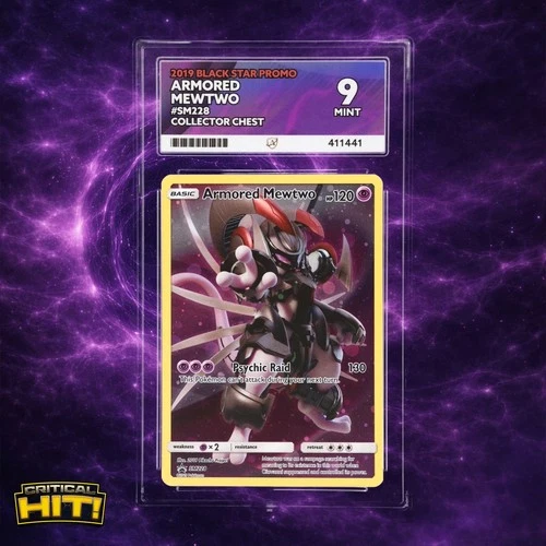Armored Mewtwo SM228 Sun and Moon Black Star Promo Collector's Chest ACE 9 Mint