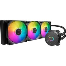 Cooler Master MasterLiquid 360L Core ARGB CPU Liquid Cooler Computer Fan, Black