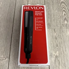 Revlon Smooth and Straight Ceramic Flat Iron | Fast Results, Smooth Styles 1"