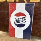 Pepsi Cola Vintage Logo Repro Small Tin Sign
